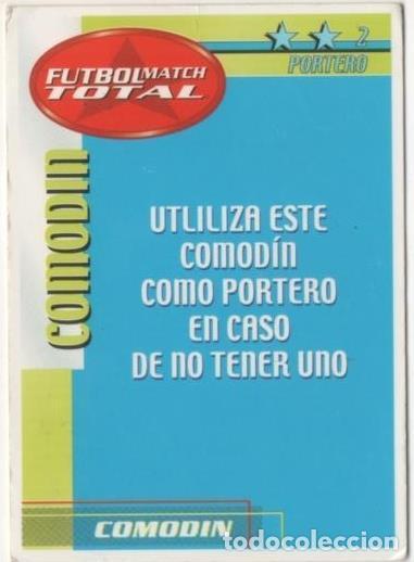 Colecionismo desportivo: Cromo E00211: Fichas de la Liga 2003. Comod&iacute;n como portero - LFP