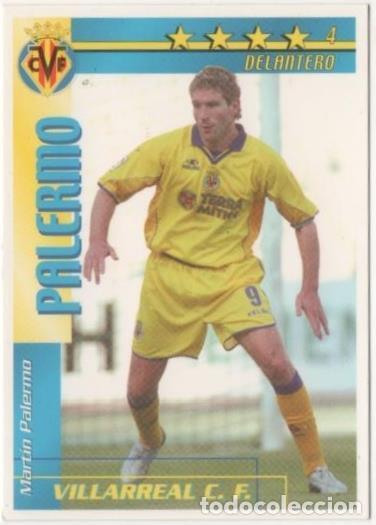 Colecionismo desportivo: Cromo E00209: Fichas de la Liga 2003, Palermo: Vilarreal F.C. Delantero - LFP