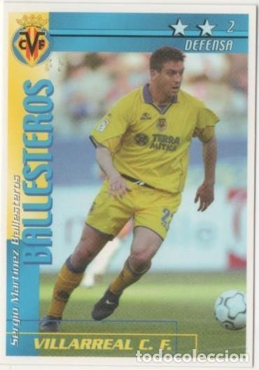 Coleccionismo deportivo: Cromo E00199: Fichas de la Liga 2003, Ballesteros: Villareal. Defensa - LFP
