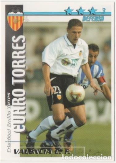 Coleccionismo deportivo: Cromo E00165: Fichas de la Liga 2003, Curro Torres: Valencia F. C. Defensa - LFP