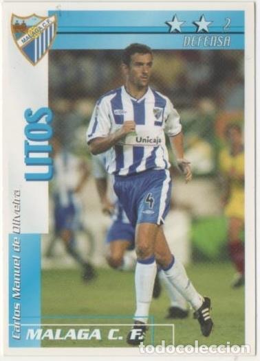 Coleccionismo deportivo: Cromo E00254: Fichas de la Liga 2003, Litos: M&aacute;laga C.F. Defensa - LFP