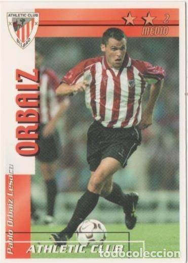 Colecionismo desportivo: Cromo E00049: Fichas de la Liga 2003, Orbaiz: Atletic Club Bilbao. Medio - LFP