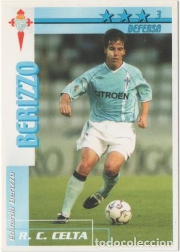 Colecionismo desportivo: Cromo E00065: Fichas de la Liga 2003, Berizzo: R. C. Celta. Defensa - LFP