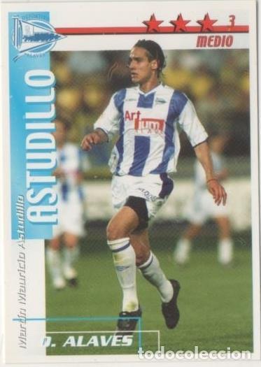 Colecionismo desportivo: Cromo E00015: Ficha de la Liga 2003, Astudillo: D. &Aacute;laves. Medio - LFP