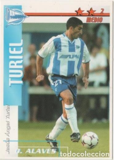 Colecionismo desportivo: Cromo E00009: Fichas de la Liga 2003, Turiel: D. Alaves. Medio - LFP