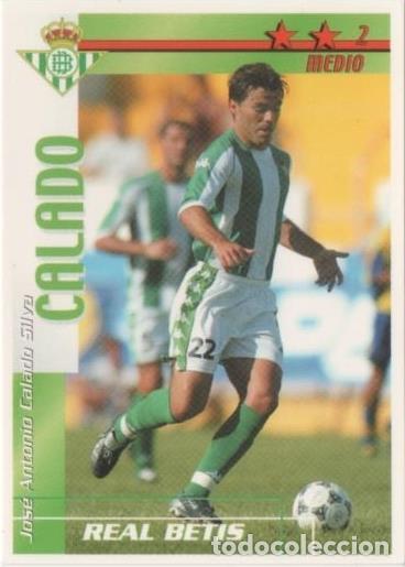 Coleccionismo deportivo: Cromo E00029: Fichas de la Liga 2003, Calado: Real Betis. Medio - LFP