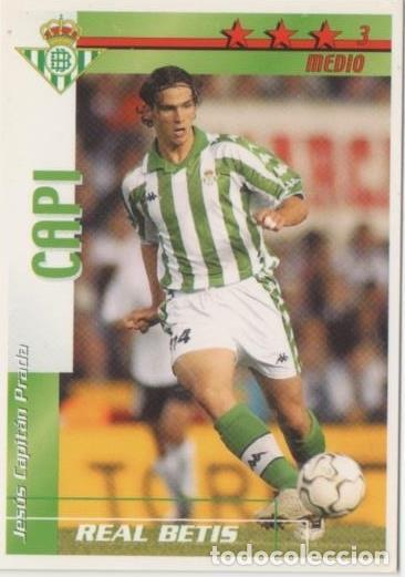 Coleccionismo deportivo: Cromo E00026: Fichas de la Liga 2003, Capi: Real Betis. Medio - LFP