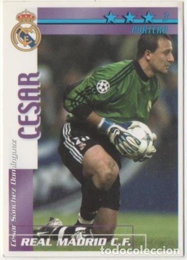 Collectionnisme sportif: Cromo E00123: Fichas de la Liga 2003, Cesar: Real Madrid. Portero - LFP
