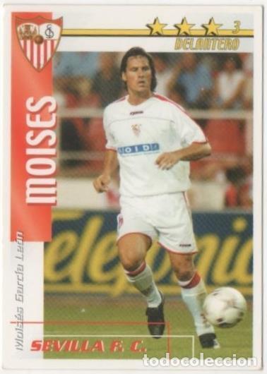Sammelleidenschaft Sport: Cromo E00133: Albun 1-Fichas de la Liga 2003, Moises: Sevilla F.C. Delantero - LFP