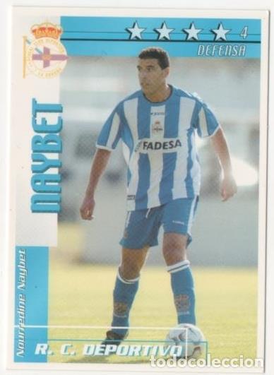 Collectionnisme sportif: Cromo E00085: Fichas de la Liga 2003, Maybet: R.C. D. La Coru&ntilde;a. Defensa - LFP