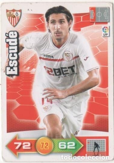 Sports collectibles: Cromo E00549: Album 2-Trading Car Game 2010-11, Escud&eacute;: Sevilla F.C. Defensa - LFP
