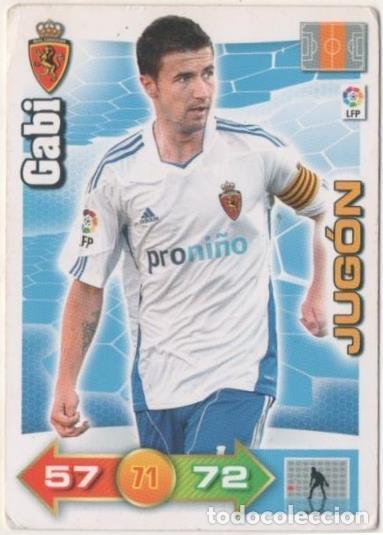 Sports collectibles: Cromo E00568: Album 2-Trading Car Game 2010-11, Gabi: Real Zaragoza. Medio - LFP