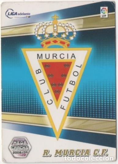 Collectionnisme sportif: Cromo E00558: Album 2-Mega Cracks 2008-09. Escudo Real Murcia C.F. - LFP