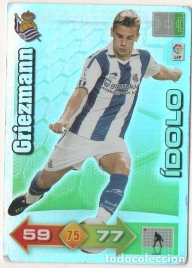 Collectionnisme sportif: Cromo E00535: Album 2-Trading Car Game 2010-11, Griezman: Real Sociedad. Delantero - LFP