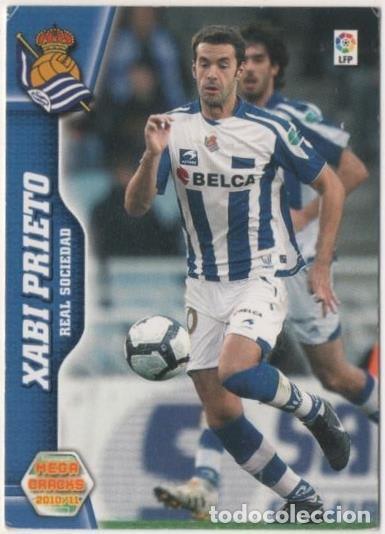 Collectionnisme sportif: Cromo E00512: Album 2-Mega Cracks 2010-11, Xabi Prieto: Real Sociedad. Medio - LFP