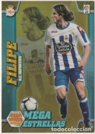 Collectionnisme sportif: Cromo E00336: Mega Cracks 2010-11, Filipe: R.C. Deportivo - LFP