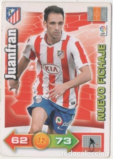 Collectionnisme sportif: Cromo E00338: Trading Card Game 2010-11, Juanfran: Atl&eacute;tico de Madrid. Medio - LFP