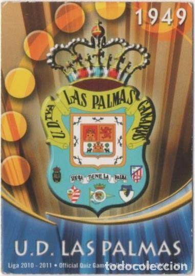 Collectionnisme sportif: Cromo E00326: Trading Card Game 2010-1, Escudo U.D. Las Palmas - LFP