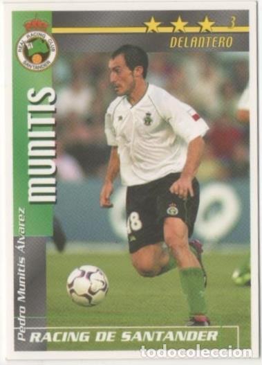 Sammelleidenschaft Sport: Cromo E00307: Fichas de la Liga 2003, Munitis: Racing de Santander. Delantero - LFP