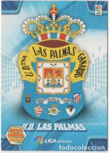 Collectionnisme sportif: Cromo E00400: Mega Cracks 2010-11, Escudo U.D. Las Palmas Canarias - LFP