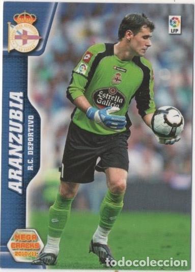 Collectionnisme sportif: Cromo E00398: Mega Cracks 2010-11, Aranzubia: R.C.D. La Coru&ntilde;a. Portero - LFP