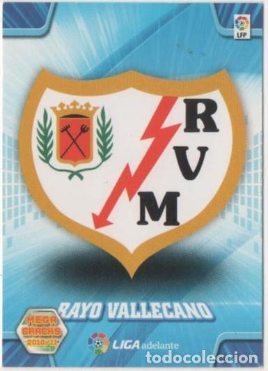 Colecionismo desportivo: Cromo E00412: Mega Cracks 2010-11, Escudo Rayo Vallecano - LFP