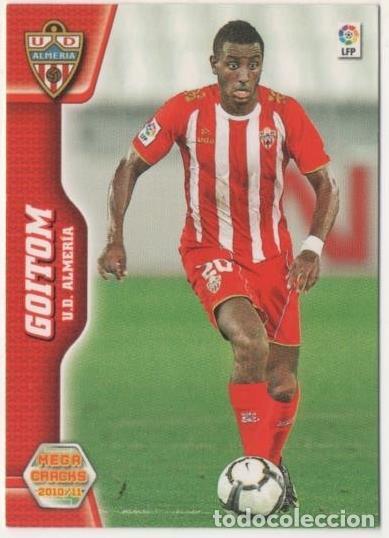 Colecionismo desportivo: Cromo E00416: Mega Cracks 2010-11, Goitom: E. D. Almeria. Delantero - LFP
