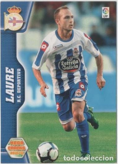 Colecionismo desportivo: Cromo E00394: Mega Cracks 20110-11, Laure: R.C.D. La Coru&ntilde;a. Defensa - LFP