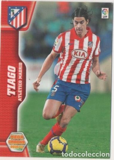 Colecionismo desportivo: Cromo E00370: Mega Cracks 2010-11, Tiago: At. Madrid. Medio - LFP