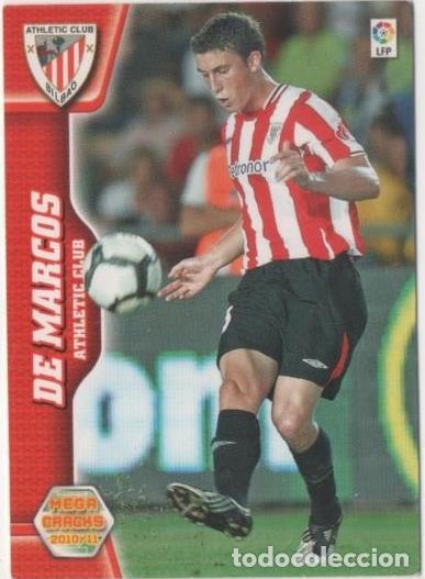 Colecionismo desportivo: Cromo E00363: Mega Cracks 2010-11, De Marcos: At.C. Bilbao. Delantero - LFP