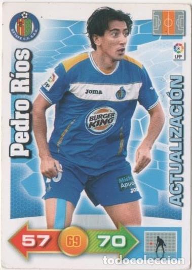 Colecionismo desportivo: Cromo E00393: Trading Card Game 2010-11, Pedro R&iacute;os: Getafe C.F. Medio - LFP