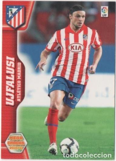 Colecionismo desportivo: Cromo E00381: Mega Cracks 2010-11, Ujfalusi: At. Madrid. Defensa - LFP