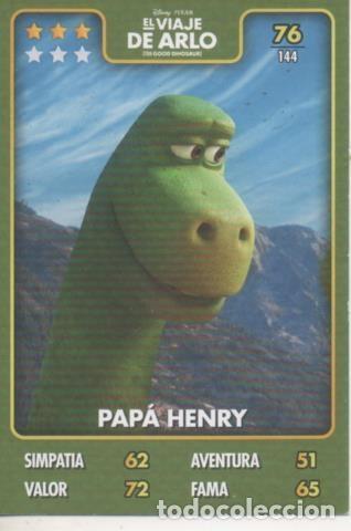 Collectionnisme sportif: Cromo E001417: Trading Cards. Disney. Pixar. El Viaje de Arlo n&ordm; 76, Pap&aacute; Henry - Disney-Pixar