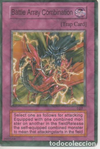 Coleccionismo deportivo: Cromo E001440: Trading Carrds. Yu Gi Oh! Trading Card Game, Battle Array Combination - NULL