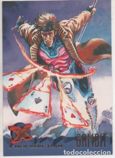 Sports collectibles: Cromo E001225: Trading Cards '95 Fleer Ultra n&ordm; 96. X-Men, Blue Team-Gambit - Ray Lago