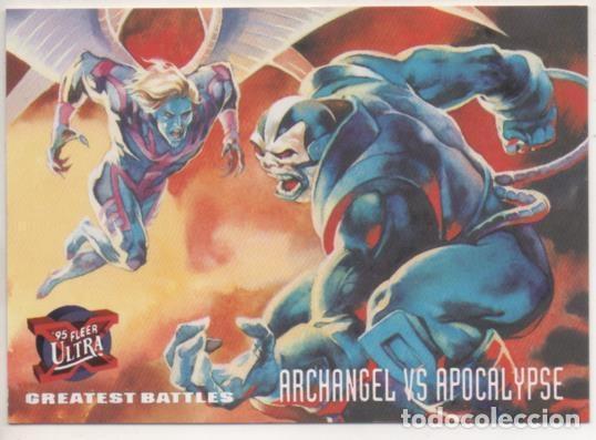 Colecionismo desportivo: Cromo E001254: Trading Cards '95 Fleer Ultra n&ordm; 126. X-Men, Archangel vs Apocalypse - Ray Lago