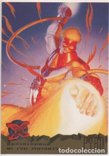 Collectionnisme sportif: Cromo E001201: Trading Cards '95 Fleer Ultra n&ordm; 60. X-Men, Brotherhood of Evil Mutants-Pyro - Lou Ha