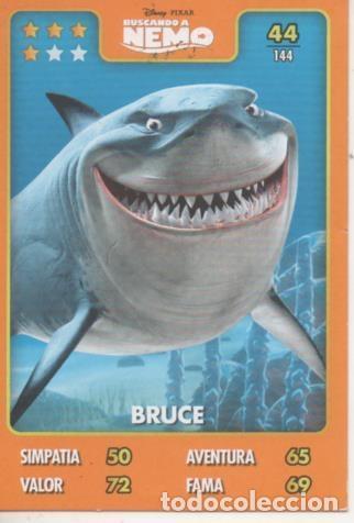 Colecionismo desportivo: Cromo E001389: Trading Cards. Disney Cards. Buscando a Nemo n&ordm; 44, Bruce - Disney-Pixar
