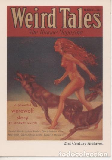 Sports collectibles: Cromo E002003: Trading Cards. Weird Tales, Werewolf Store - Margaret Brundage