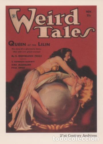 Sports collectibles: Cromo E002021: Trading Cards. Weird Tales n&ordm; 21, Queen of the Lilin - Margaret Brundage
