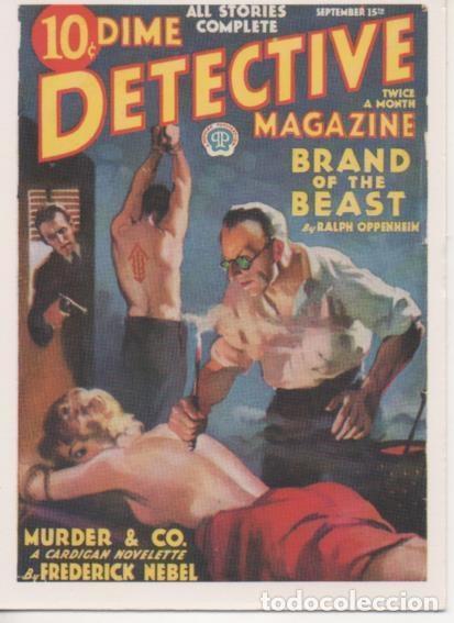 Collectionnisme sportif: Cromo E001925: Cards. Bizarre Detective n&ordm; 17, Dime Detective Magacine - Nebel
