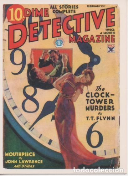 Collectionnisme sportif: Cromo E001939: Cards. Bizarre Detective n&ordm; 32, Dime Detective Magazine - John Lawrence