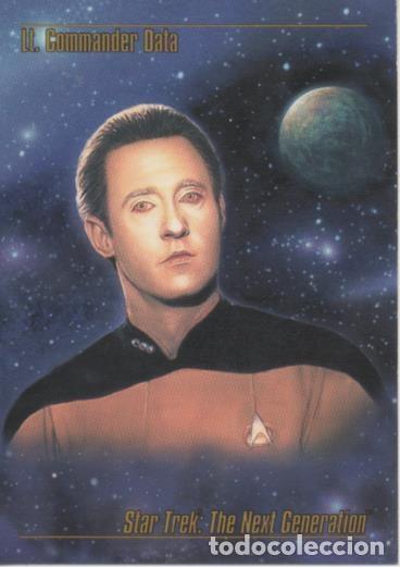 Colecionismo desportivo: Cromo E002116: Trading Cards. Star Trek: The Next Generation n&ordm; 12. Lt. Commander Data - Keit Birdso