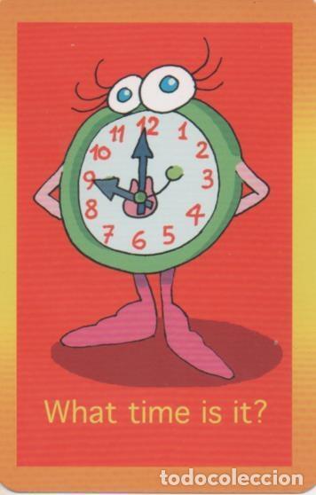 Sammelleidenschaft Sport: Cromo E001731: Cards. What time is it? 9:00 - NULL