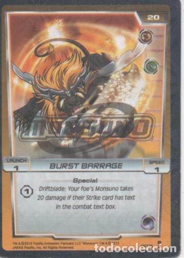 Collezionismo sportivo: Cromo E001756: Trading Cards. Monsuno. Burst Barrage - NULL