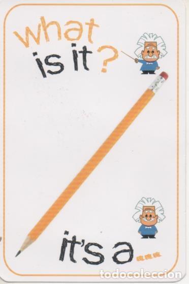 Sports collectibles: Cromo E001679: Cards. What is it?. Pencil - NULL