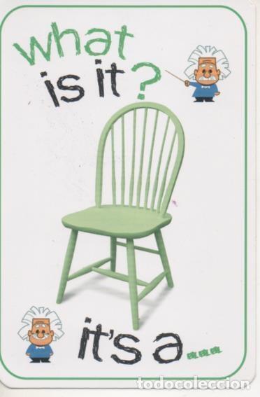 Sports collectibles: Cromo E001698: Cards. What is it?. Chair - NULL