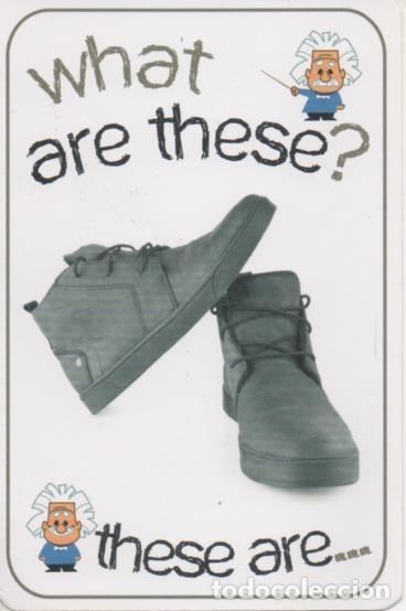 Sports collectibles: Cromo E001683: Cards. What is it?. Shoes - NULL