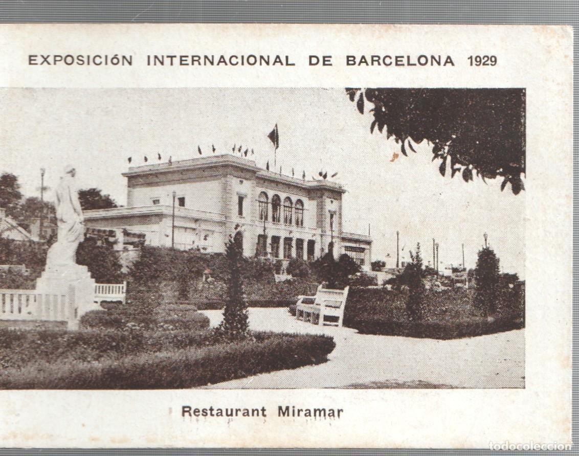 Collectionnisme sportif: Cromo numero 42: Exposicion Internacional de Barcelona 1929: Restaurant Miramar - Varios