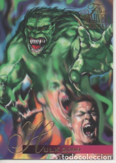 Collezionismo sportivo: Cromo E002249: Trading Cards. '95 Flair Marvel Annual n&ordm; 106. Hulk 2099 - Varios